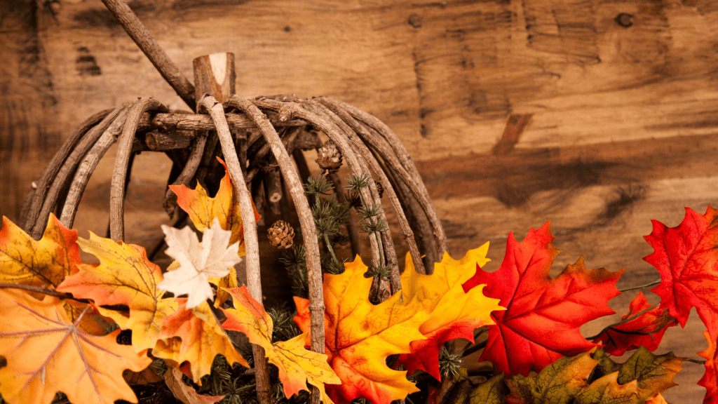 Beautiful Fall Decor on a Shoestring Budget