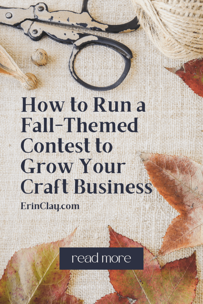 How to Run a Fall-Themed Contest to Grow Your Craft Business