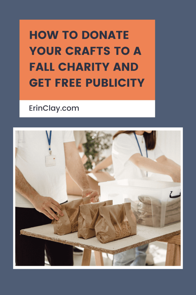 Donate Your Crafts to a Fall Charity and Get Free Publicity
