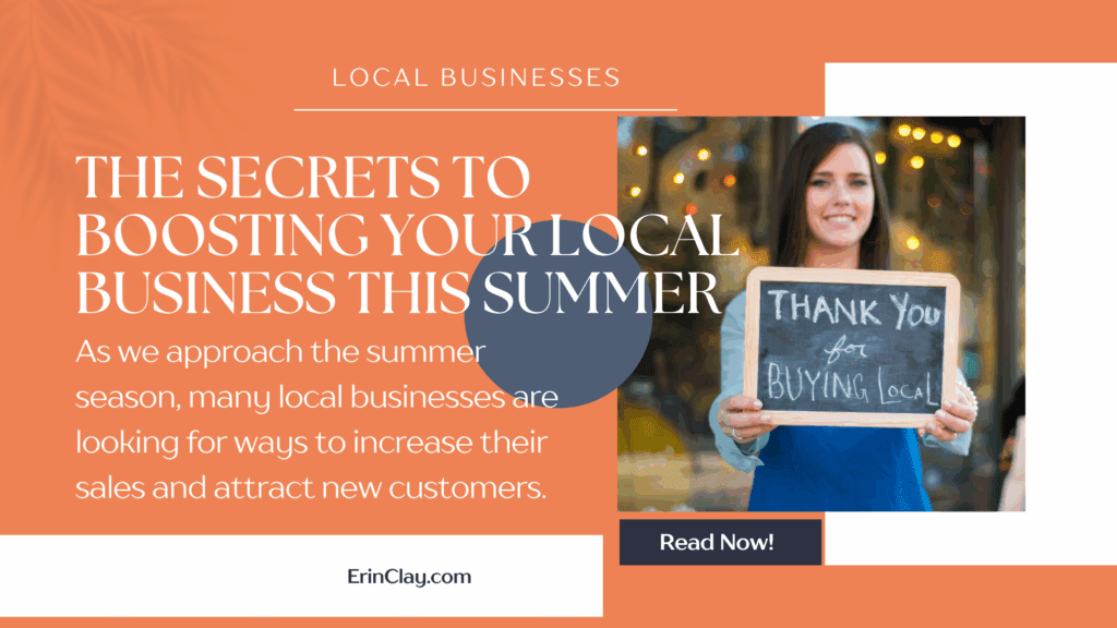 The Secrets to Boosting Your Local Business this Summer